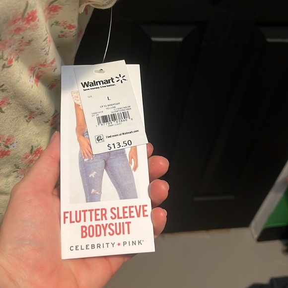 Flutter Sleeve Bodysuit - Brand New Never Used (Bin 1) - Picture 3 of 4